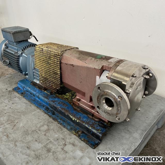 Pompe volumétrique 9,6 m3/h MOUVEX type TL4/055 inox