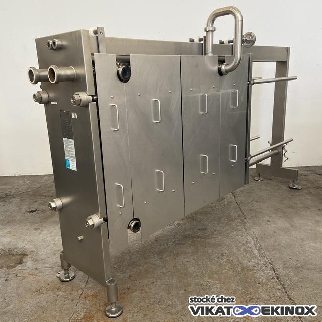 Echangeur à plaques/ pasteurisateur inox GEA Ecoflex type VT 20 BC-10