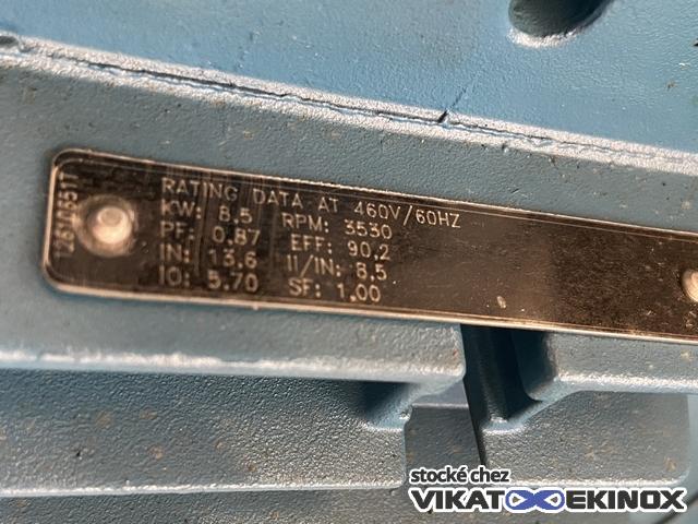 Pompe centrifuge sanitaire inox 7.5 kW 3000 T/min CSF INOX type CS50-175-2-10/BD.70MPW80