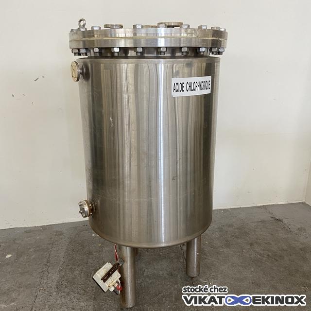 Cuve 600 litres - 2 bars - COELHO - Inox revêtu - Calorifuge - inox 316