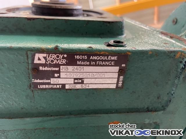 S/S tubular screw conveyor Lg. 2350 mm