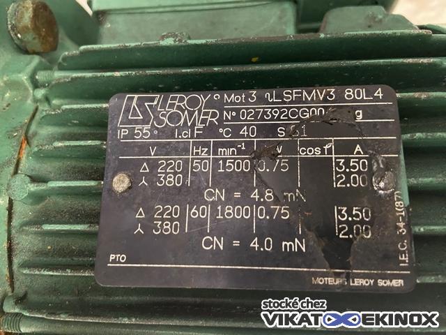 S/S tubular screw conveyor Lg. 2350 mm
