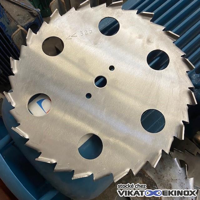 Turbine défloculeuse à dents de scie inox diamètre 325 mm