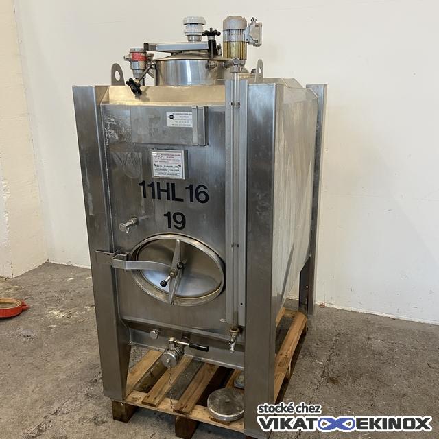 Cuve agitée 1100 litres inox 304 - CSC