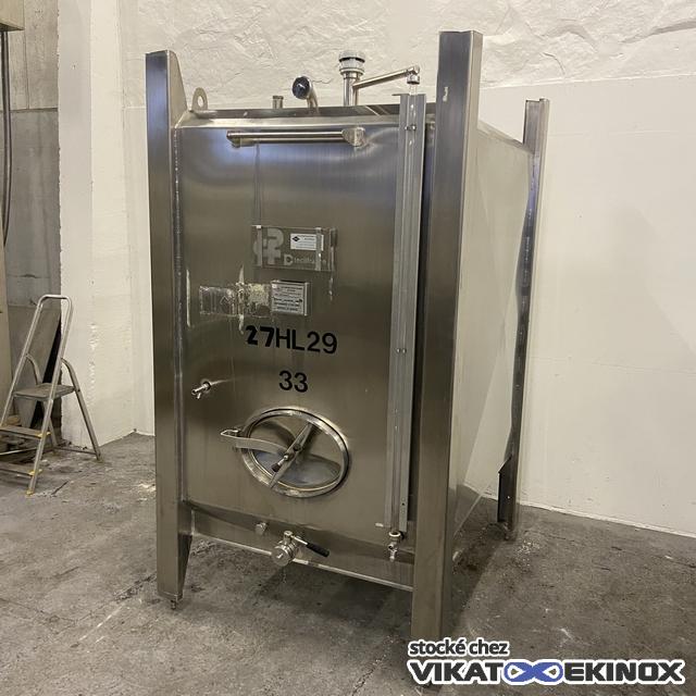 Container/ cuve 2400 litres inox 304 - CSC