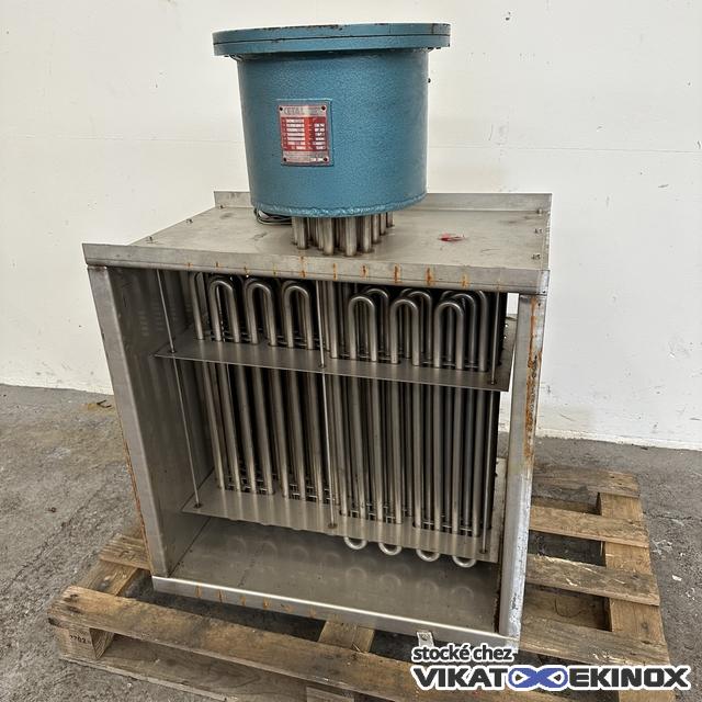 Batterie de chauffage d'air inox 4 kW CETAL type BATAE