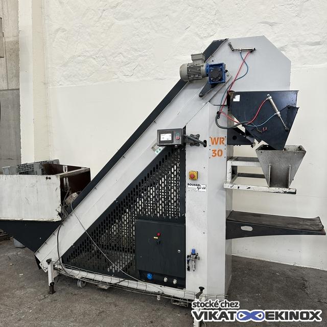Convoyeur avec peseuse et ensacheuse 30 kg maxi KMK type WR30