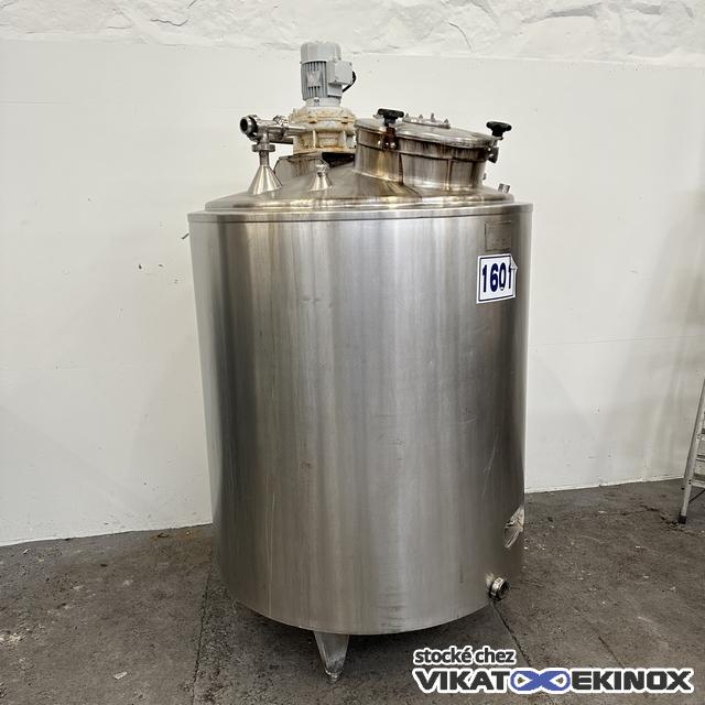 Cuve de mélange 1200 litres inox 304 PIERRE GUERIN type 1200L