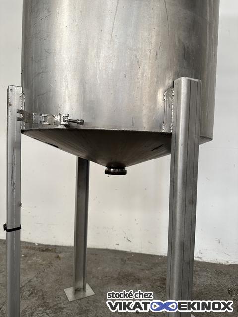 Cuve 530 litres inox 304 agitée