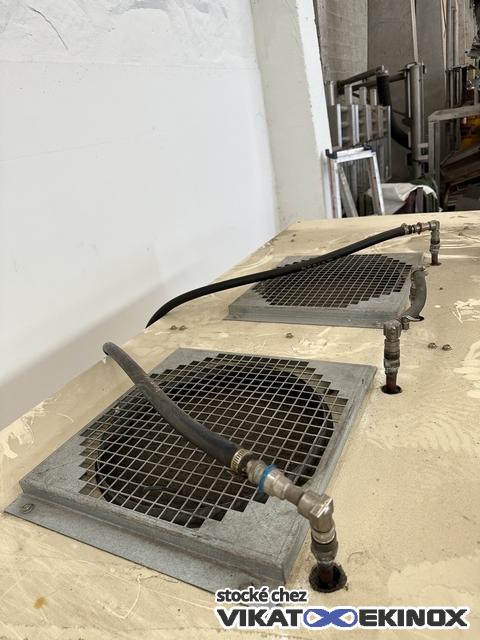 Convoyeur à bande avec tunnel ventilé MARTIPLAST Lg. 2600 mm