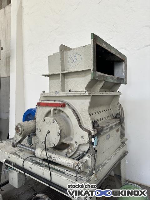 HOSOKAWA ALPINE ROTOPLEX RO 50/80 cutting rotors granulator - 55 KW