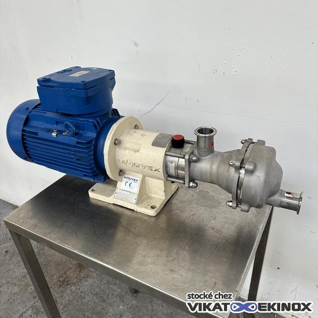 Pompe volumétrique à piston excentré 3m3/h maxi MOUVEX type SLC3 i inox - ATEX