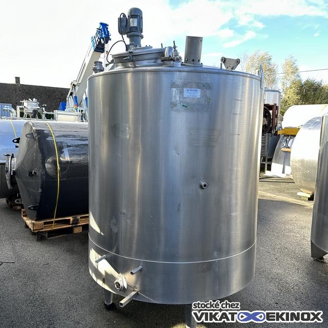 Cuve inox agitée 3000 litres