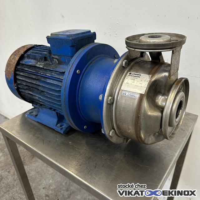 Pompe centrifuge inox 33m3/h à 37.3 m LOWARA type HTS 32-200/55