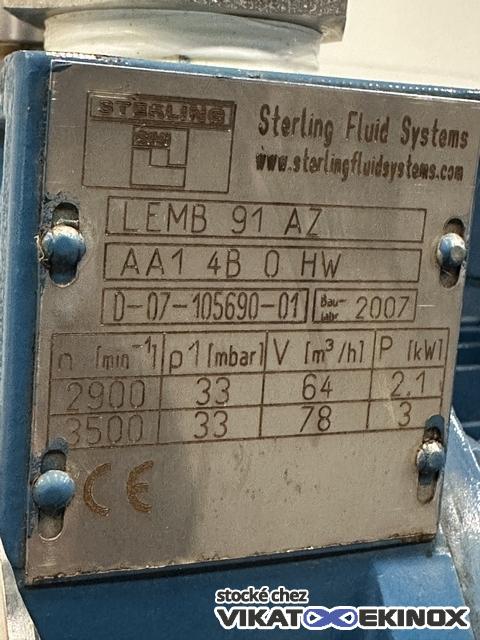STERLING SIHI vacuum modular system 44-63m3/h type PL91 MAM 201.4B