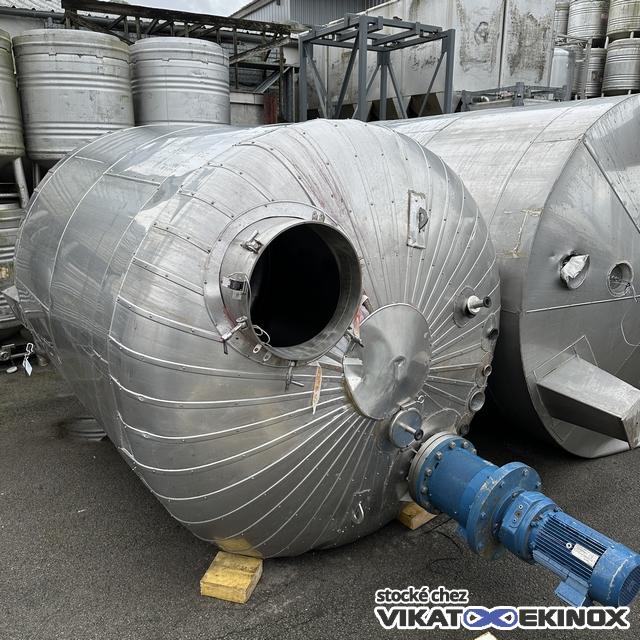 Cuve agitée 8400 litres inox 316L VALOREL VMI RAYNERI