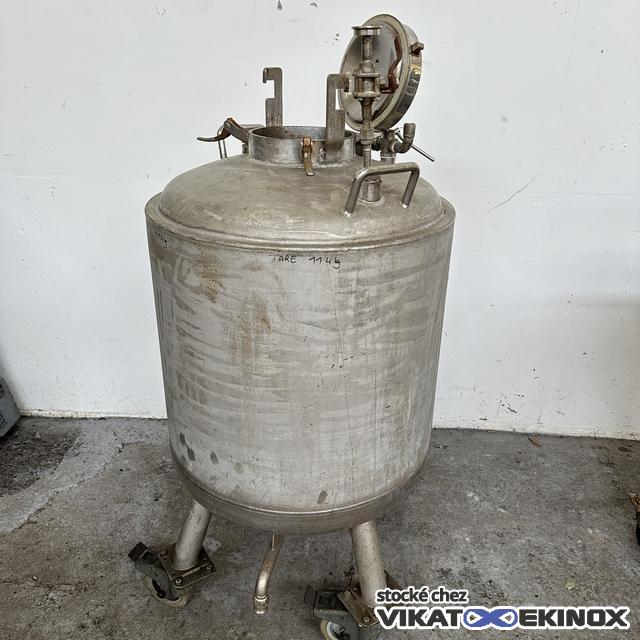 Cuve inox 175 litres - double enveloppe