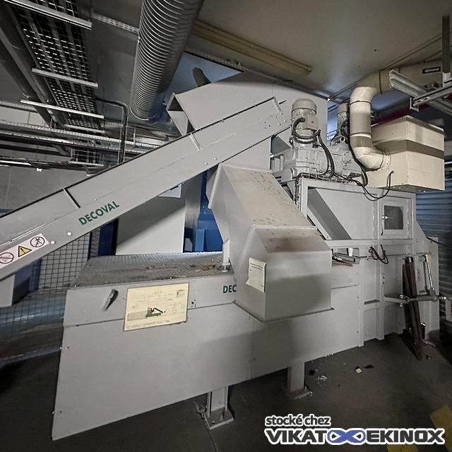DECOVAL SATRIND shredding and compacting unit type PACK 1500 + 3K7/30