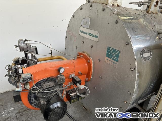 BABCOCK WANSON 2500 kg/h steam boiler type NBWJ B25