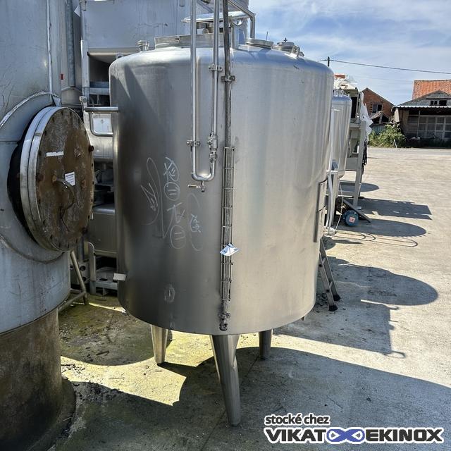 Cuve inox 1600 litres calorifugée
