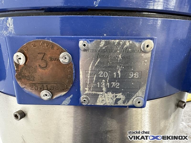 Autoclave 60 litres SMI type AVX 60 E - Electrique