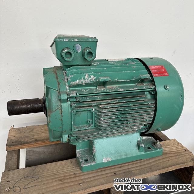 Moteur 22 kw 3000 T/min LEROY SOMER type LS 180 MT-T - à pattes