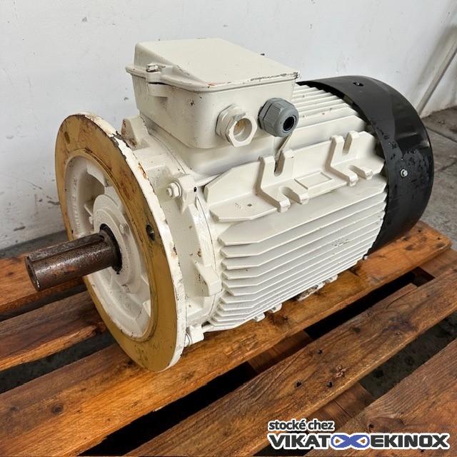 Moteur 22 kw 975 T/min LEROY SOMER type LS 200 L - A bride