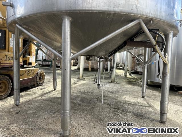 Cuve inox agitée 10000 litres ALFA LAVAL type SP