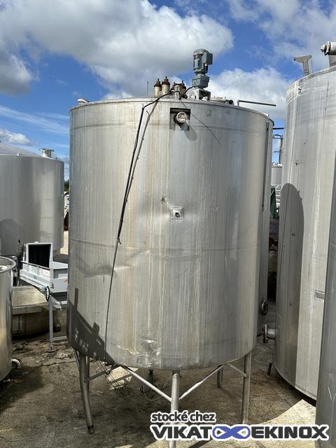 Cuve inox agitée 10000 litres ALFA LAVAL type SP