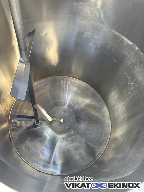 Cuve inox agitée 10000 litres ALFA LAVAL type SP