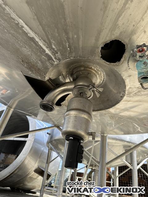Cuve inox agitée 10000 litres ALFA LAVAL type SP