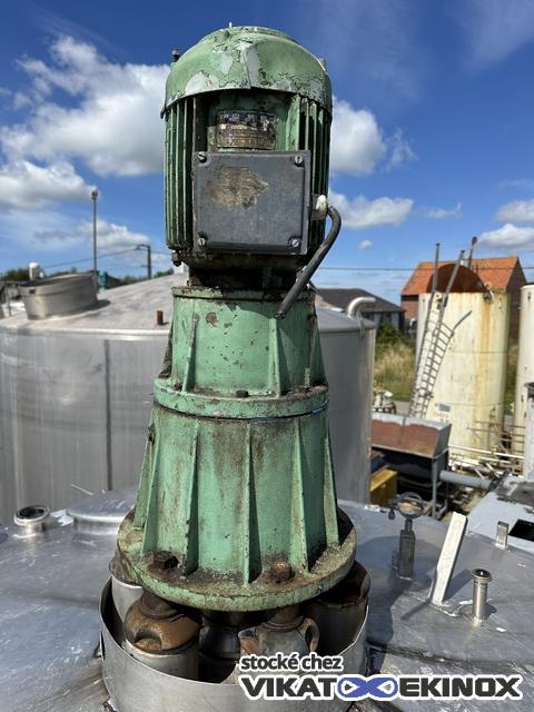 Cuve inox agitée 10000 litres ALFA LAVAL type SP