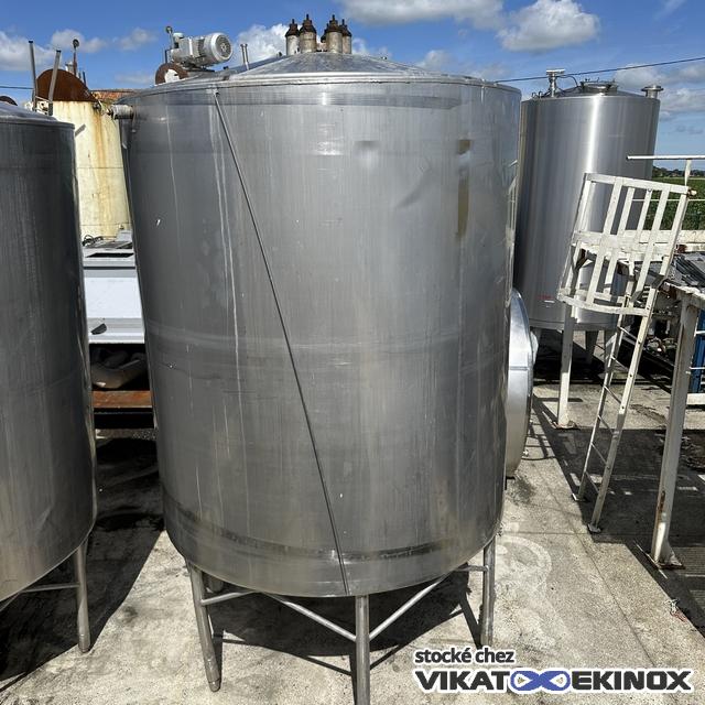 Cuve inox agitée 10000 litres ALFA LAVAL type SP