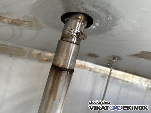 3000L S/S agitated tank with insulation