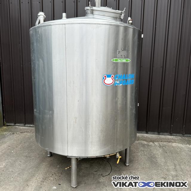 PIERRE GUERIN 2200L S/S tank with coil and insulation