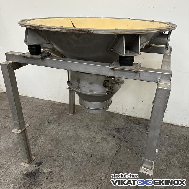 Station de vidage de big bag inox