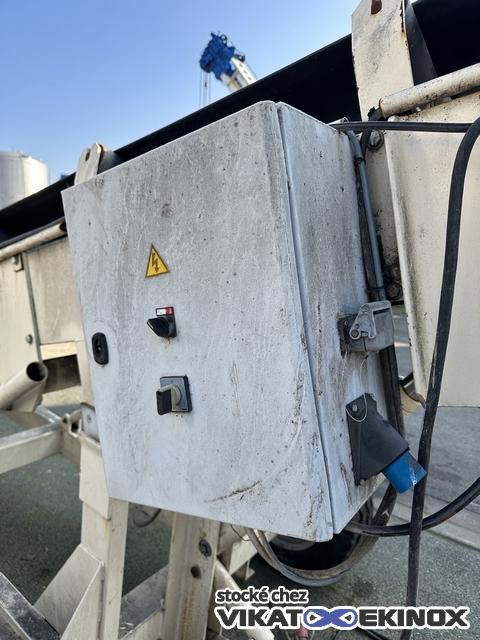 Convoyeur / sauterelle mobile à bande en auge Long. 9200 mm CERIP type CBSOT3