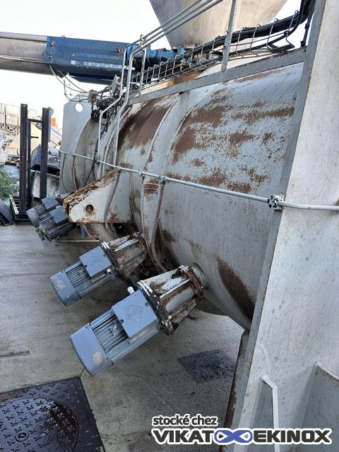 Mélangeur à socs de charrue 8000 litres GRELBEX type MS8000 - Acier - 4 émotteurs