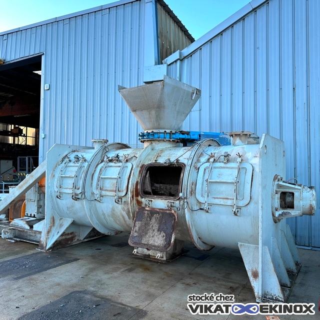 Mélangeur à socs de charrue 8000 litres GRELBEX type MS8000 - Acier - 4 émotteurs