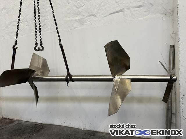 Stainless steel agitator Length 5000 mm