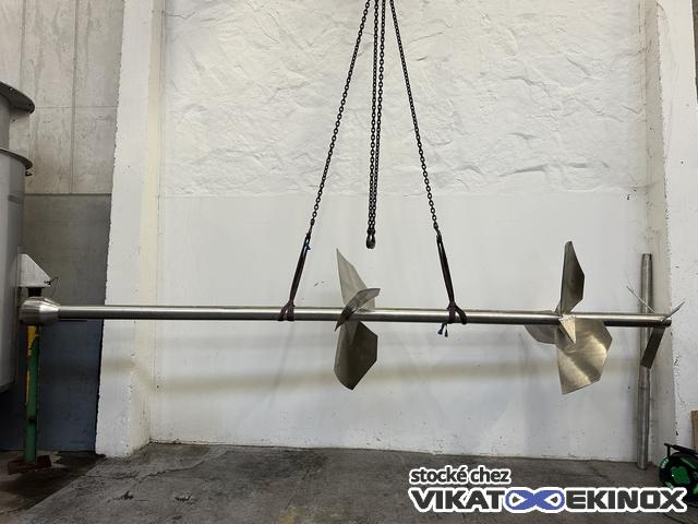 Stainless steel agitator Length 5000 mm