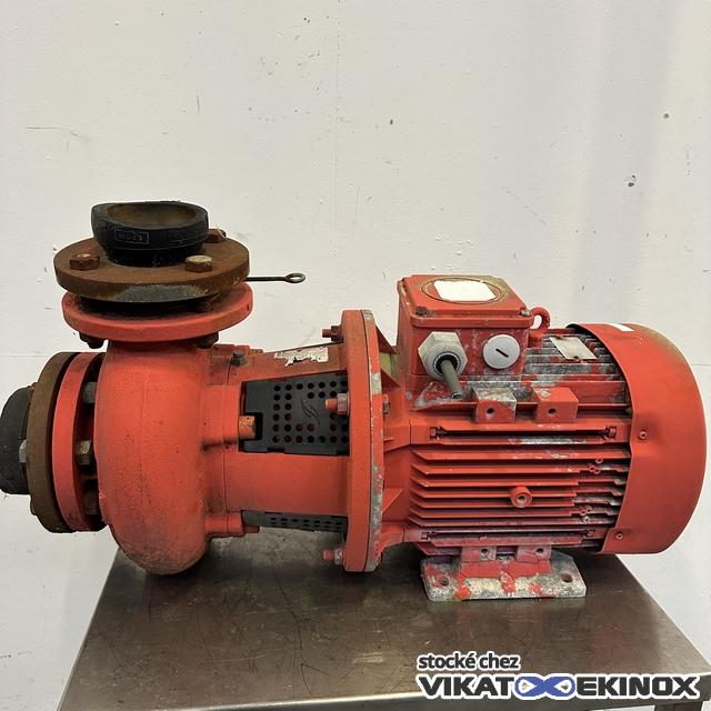 Pompe centrifuge acier 7,5 kw SALMSON type PBS65-140/7.5/2/14