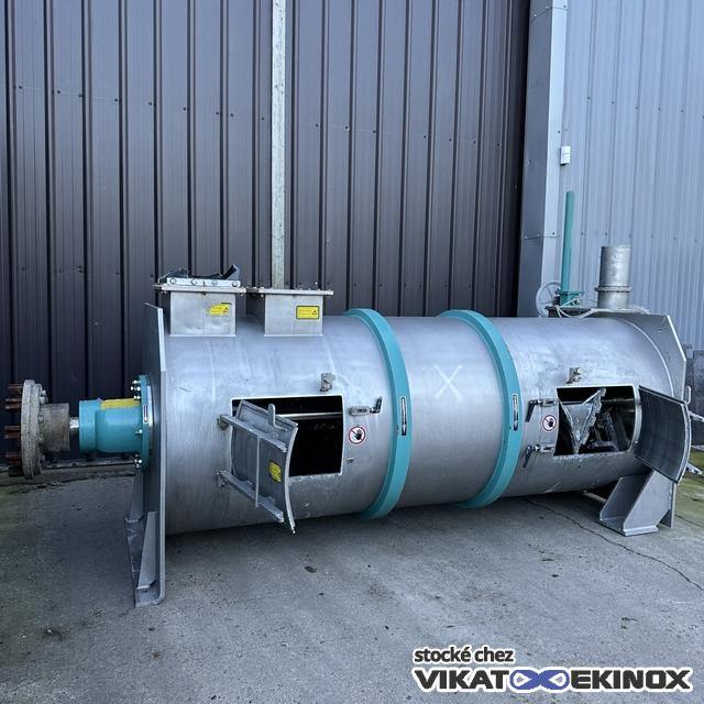 Mélangeur continu à socs de charrue 3000 litres LÖDIGE type KM3000D - Inox
