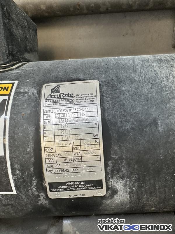ACCURATE SCHENCK S/S screw feeder type MOD912M