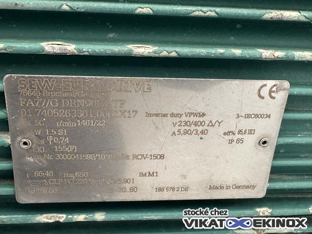 Vanne écluse rotative Ø 400 mm ZEPPELIN type A1 400/43,3 DC-II - 43,3 litres