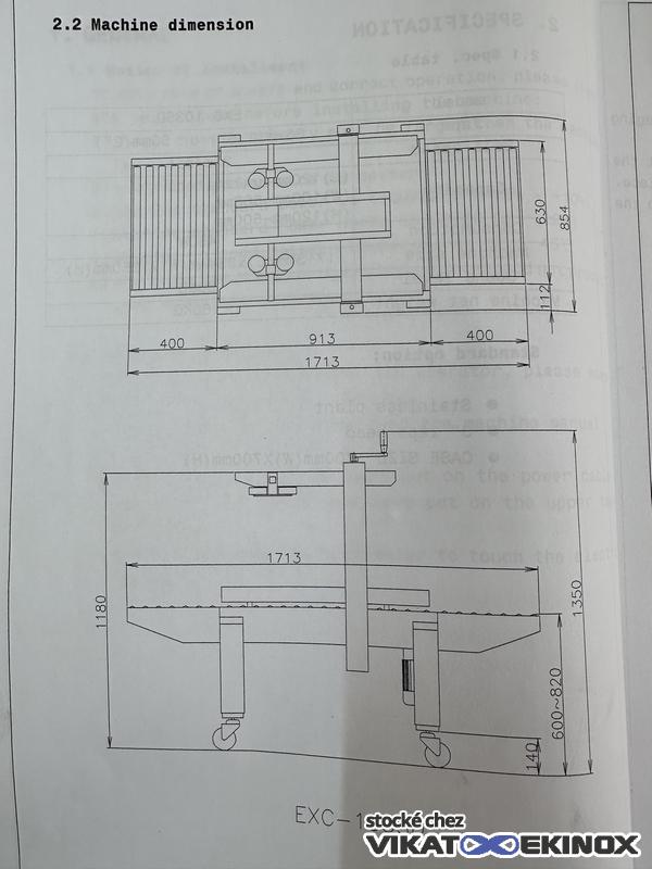 Scotcheuse de carton type EXC-103 SD - ETAT NEUF