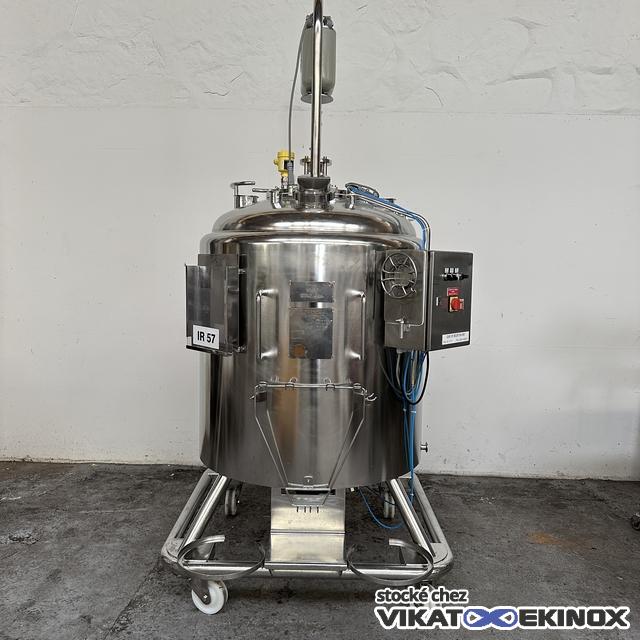 Cuve inox 689 litres total double enveloppe - agitation vibrante FUNDAMIX