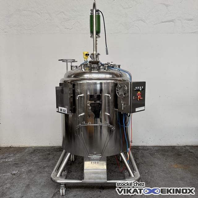 Cuve inox 689 litres total double enveloppe - agitation vibrante Vibro Mixer E3