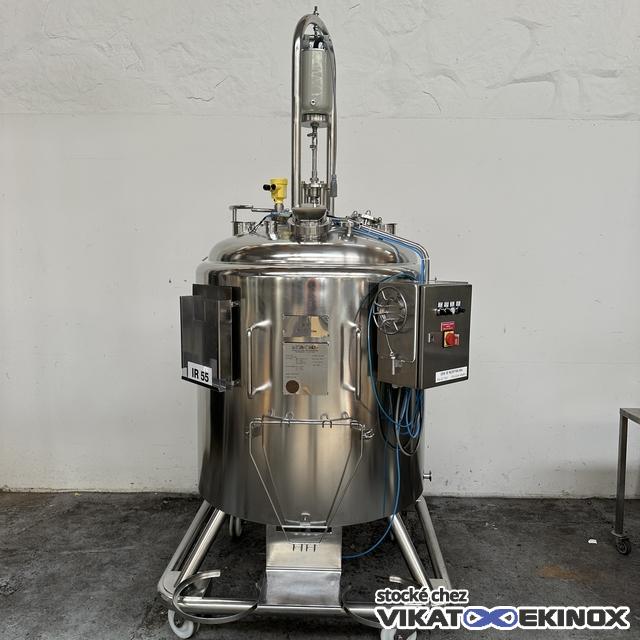 Cuve inox 689 litres total double enveloppe - agitation vibrante Vibro Mixer E3