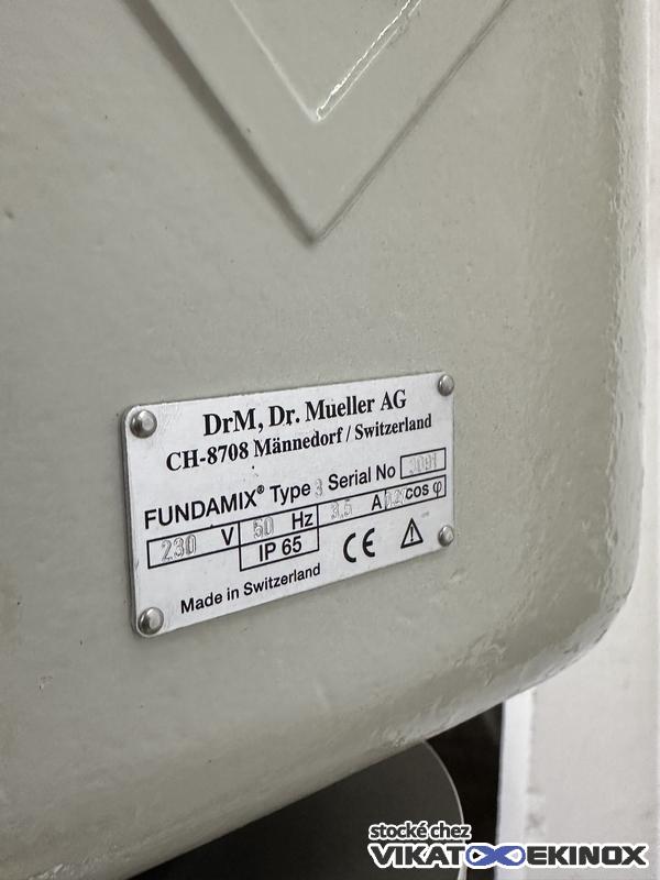 682 L. Stainless steel jacketed mixing tank - FUNDAMIX vibratory mixer